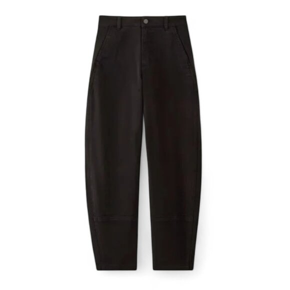 Everlane Barrel Utility Women's 4T 4 Tall Black Denim Jeans Pants W 26 x L 27 - Picture 1 of 15